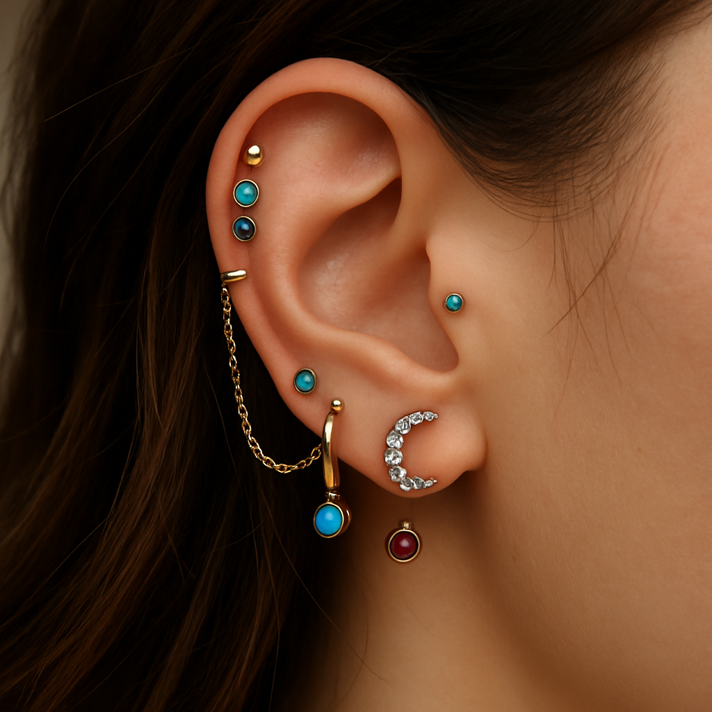 Entdecke trendige Ohrpiercings für deinen individuellen Style bei Taffstyle